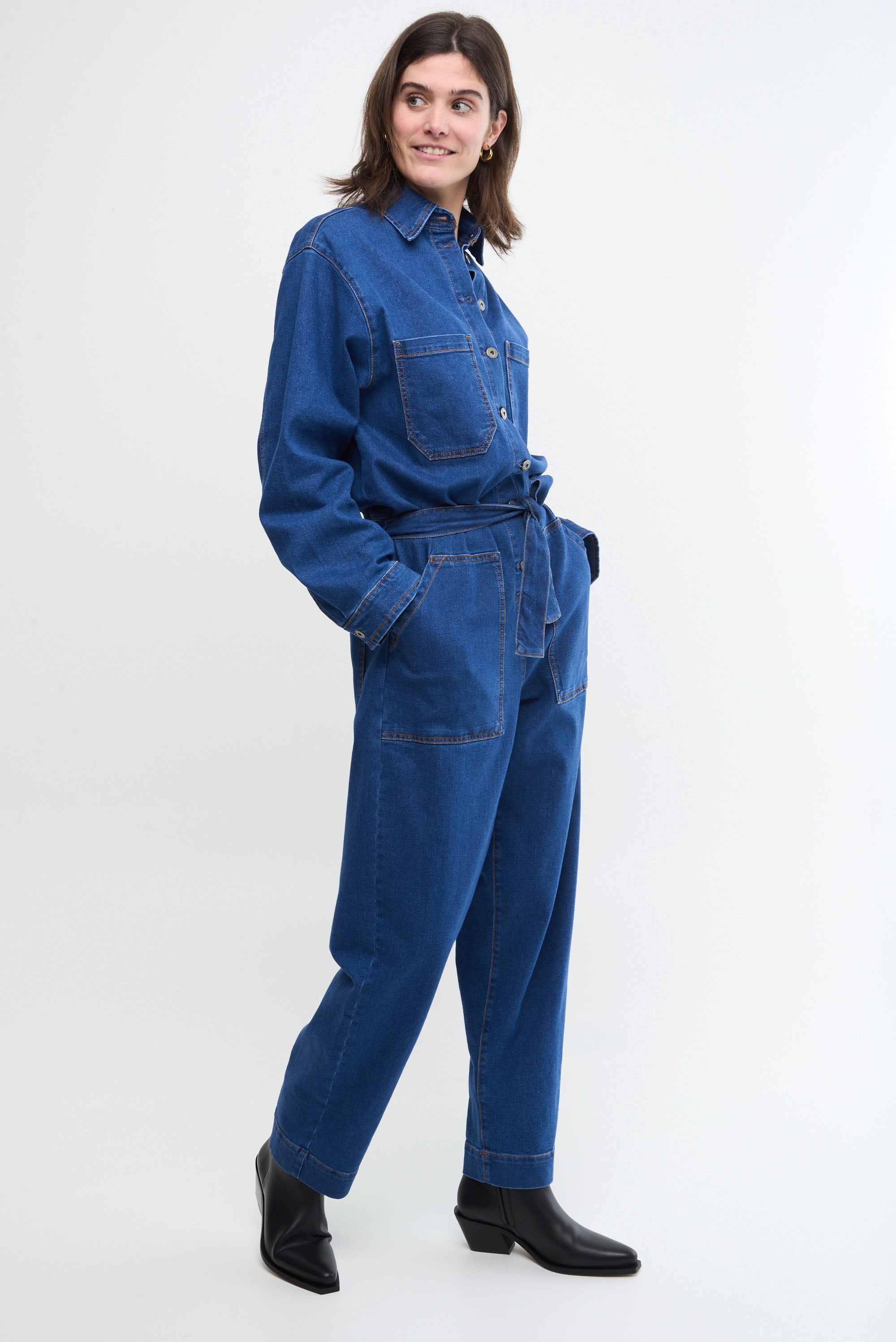 PEACE - blue denim
