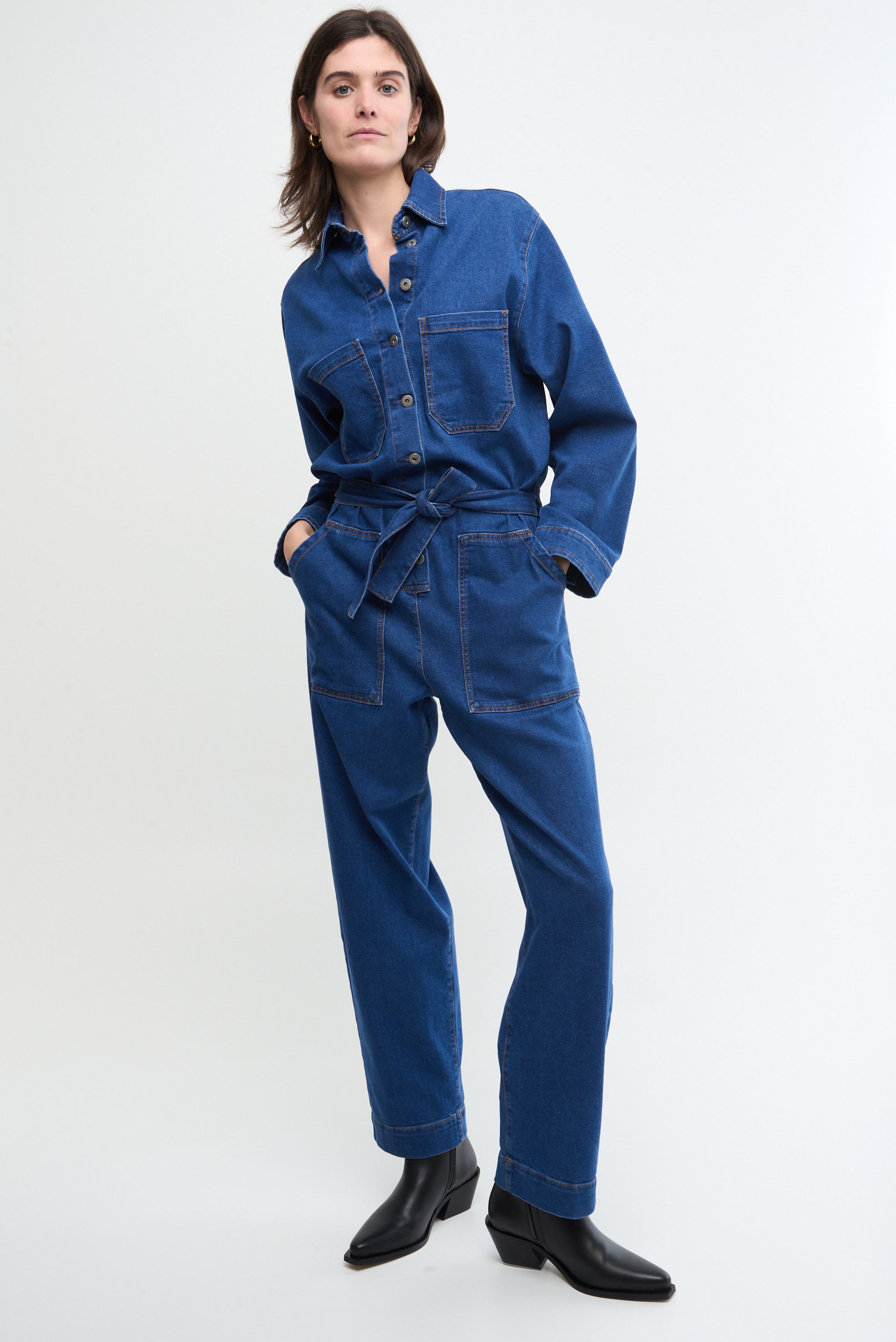 PEACE - blue denim