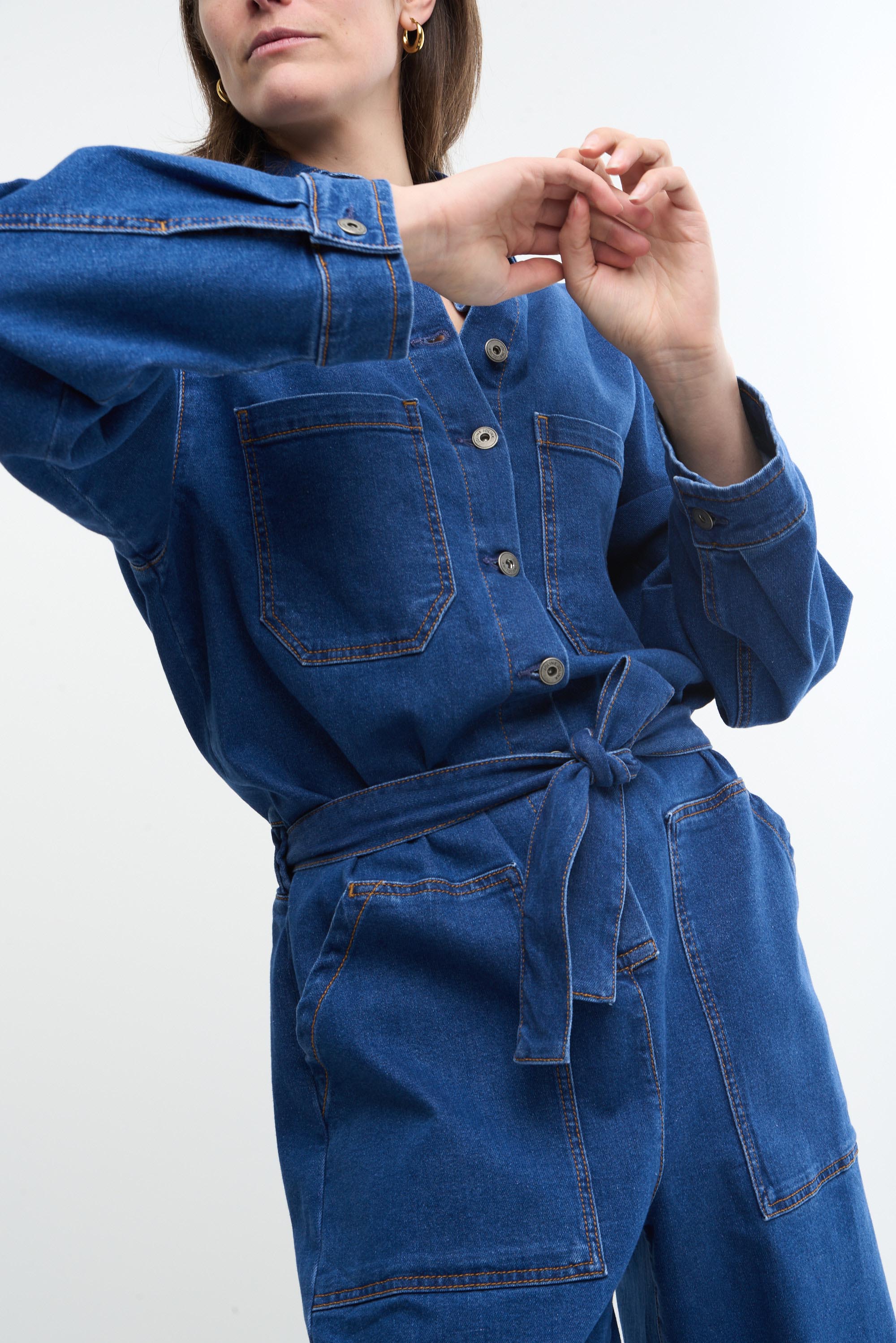 PEACE - blue denim