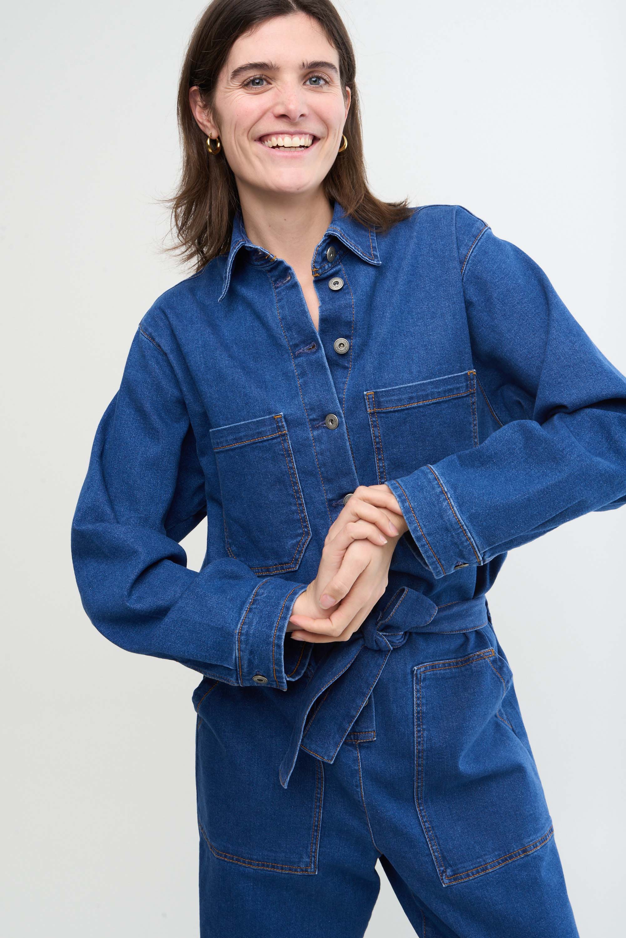 PEACE - blue denim