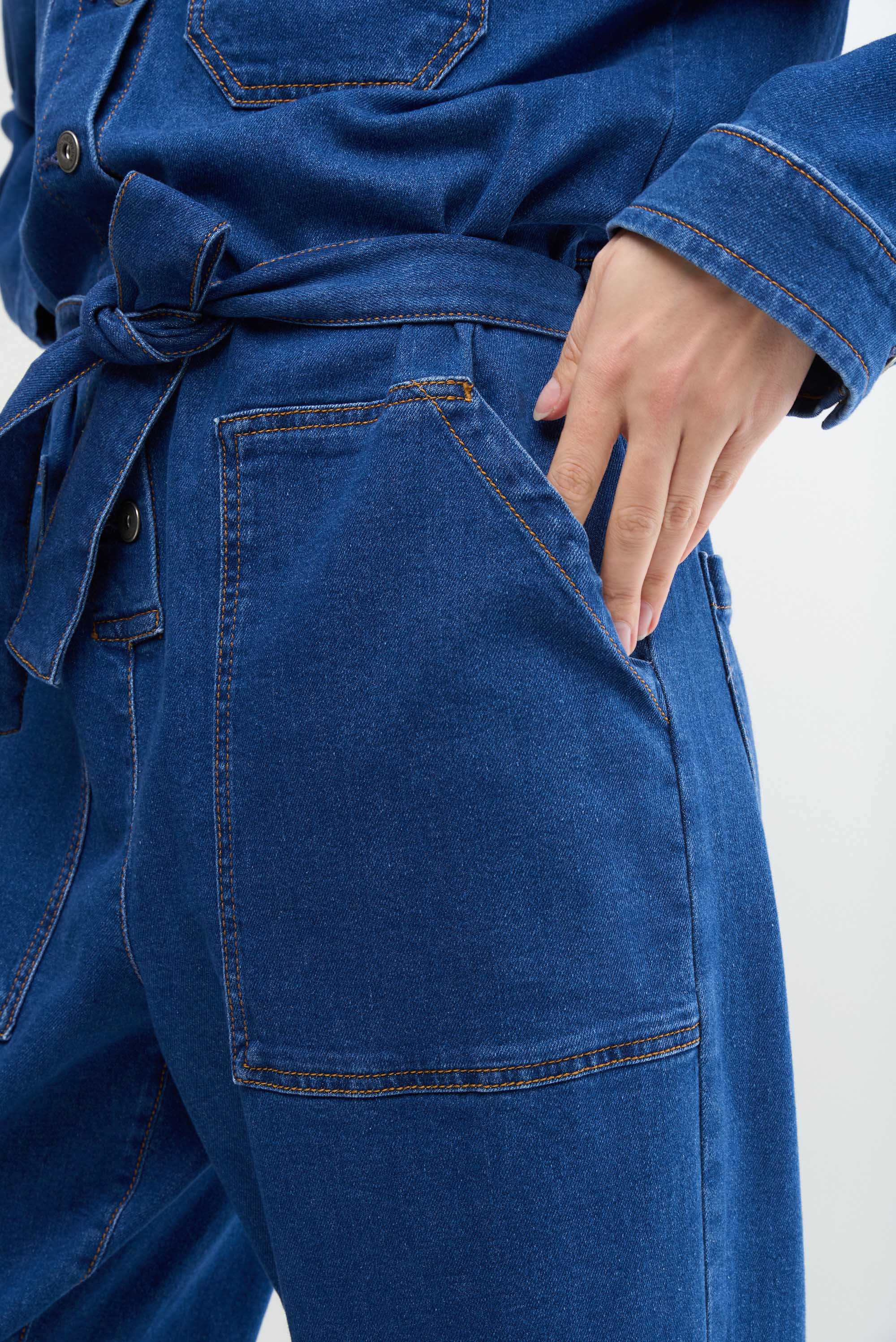 PEACE - blue denim