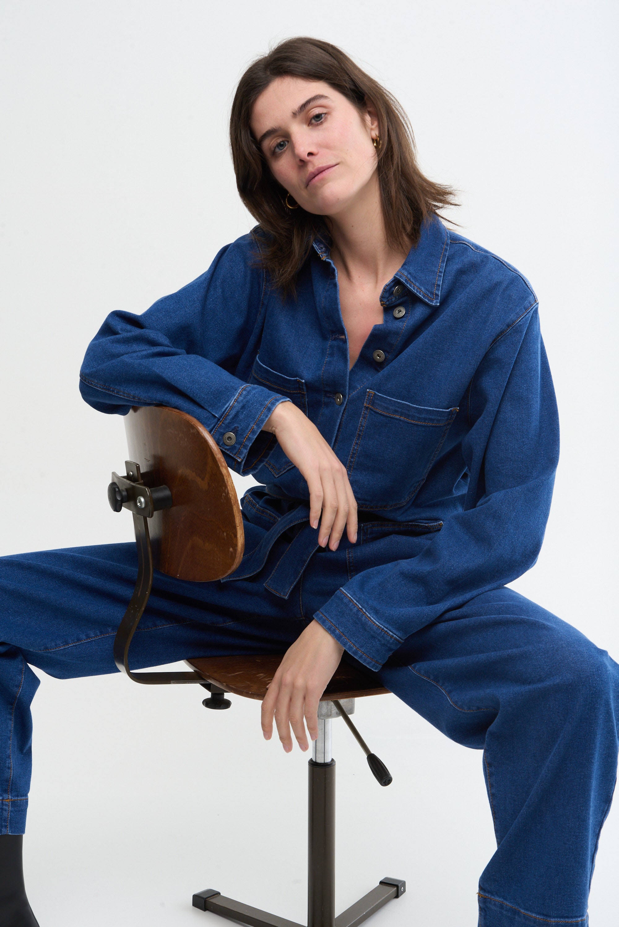 PEACE - blue denim