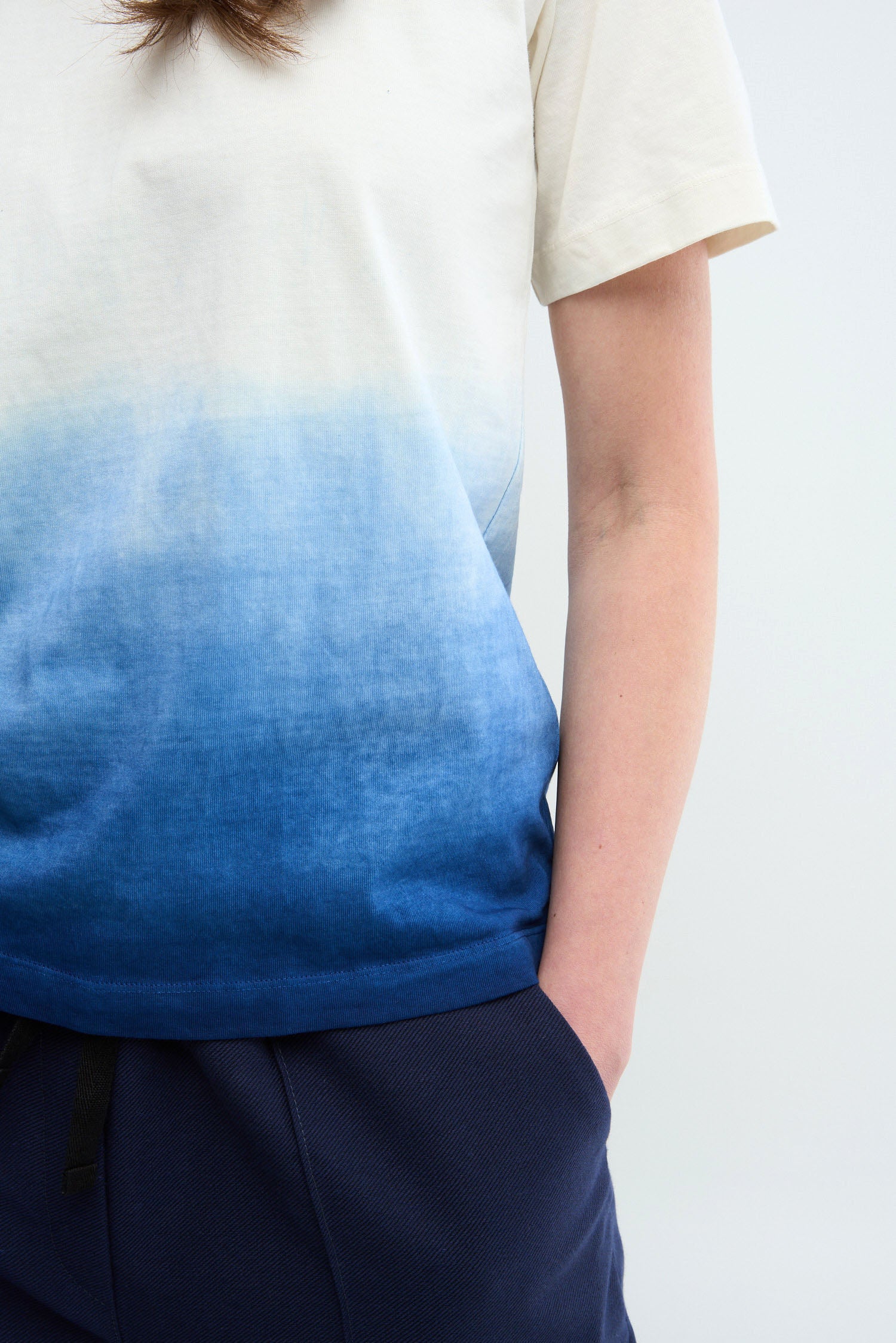 TWO - natural dyed blue