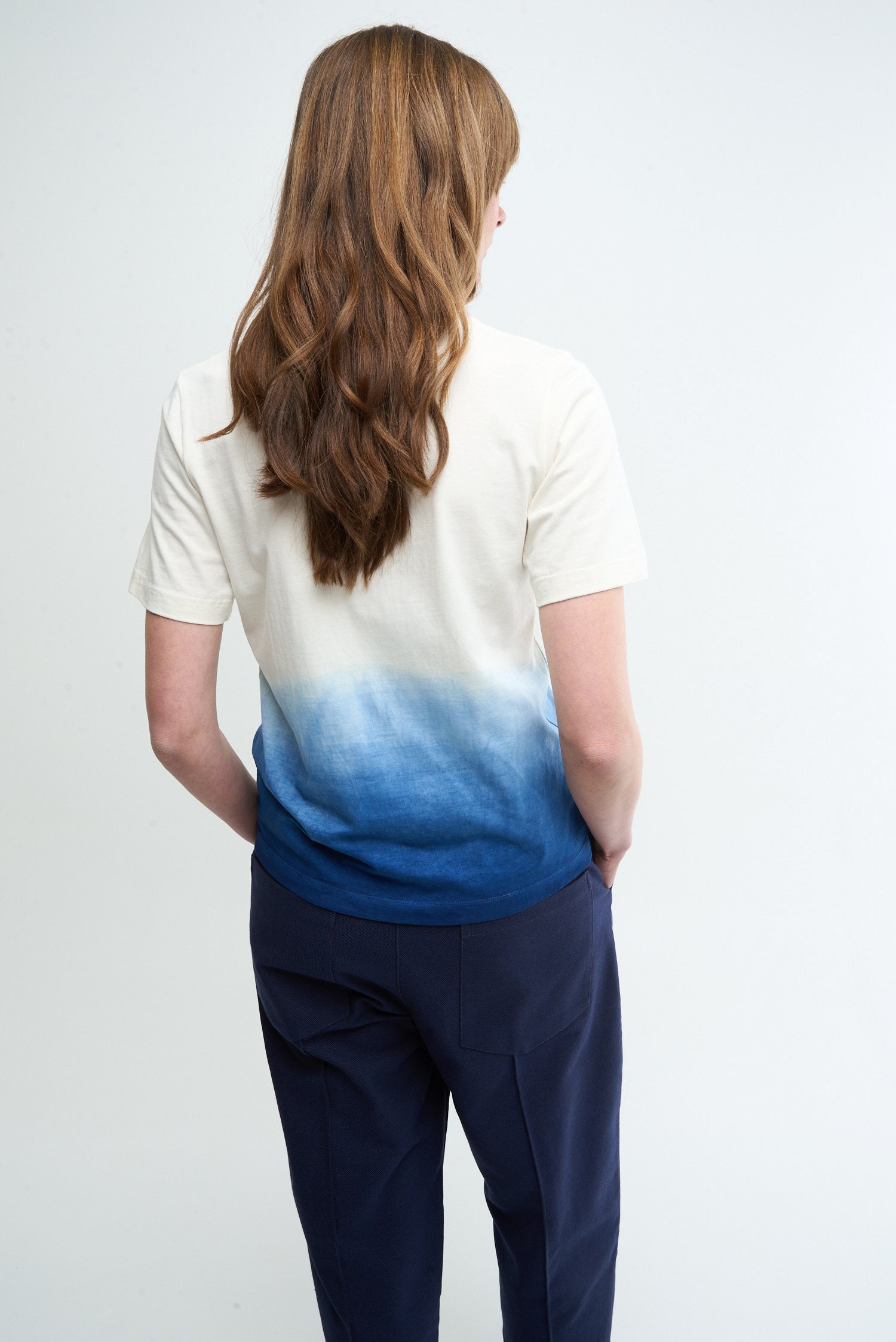 TWO - natural dyed blue
