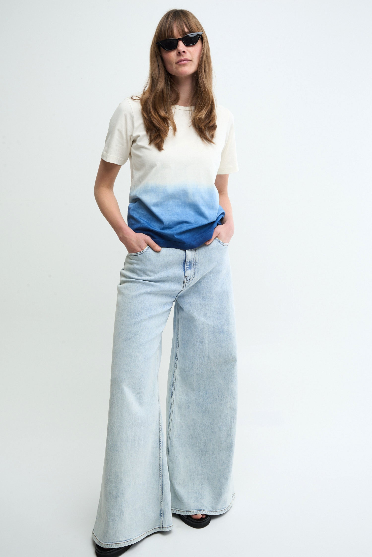 TWO - natural dyed blue