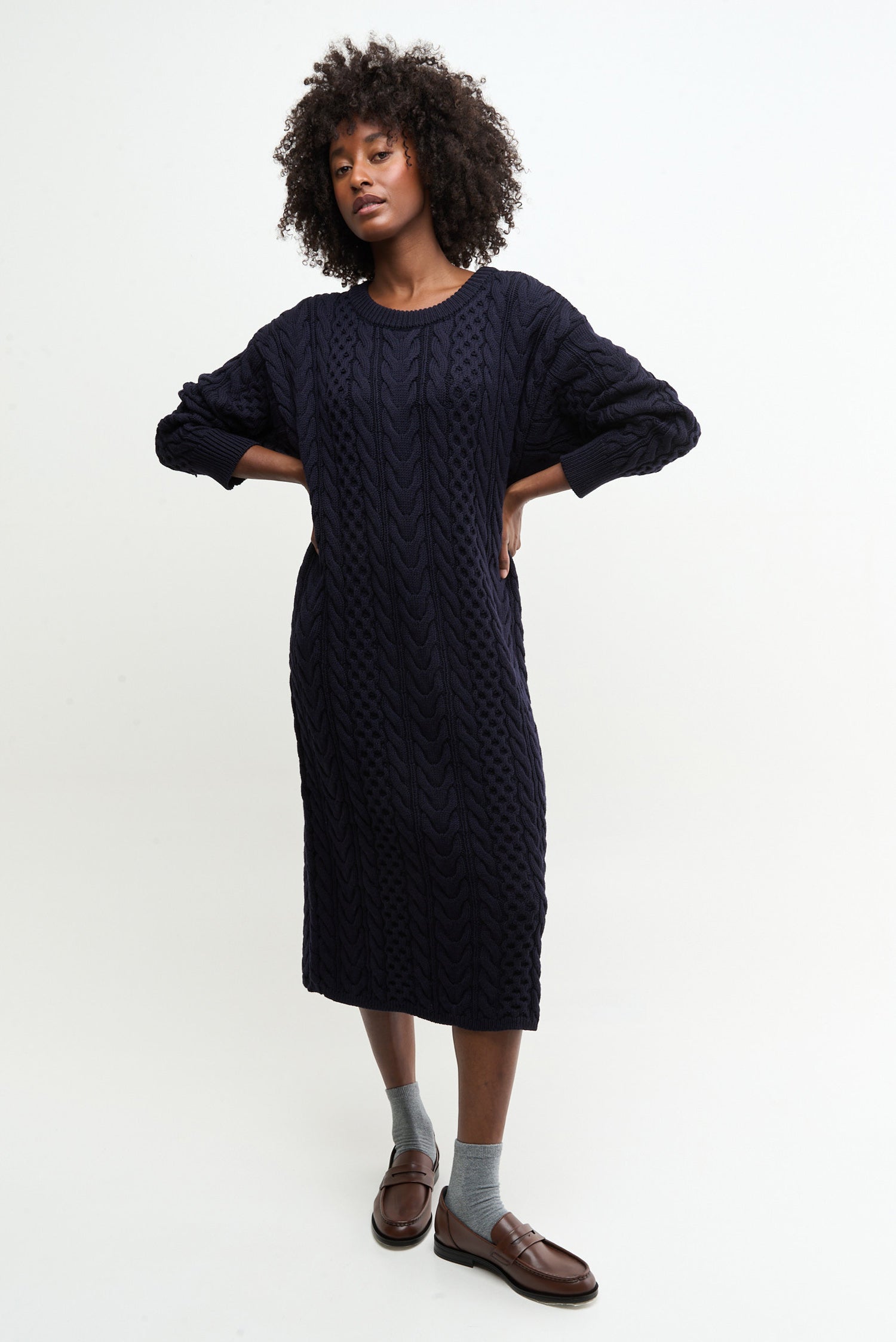 SOSO DRESS - night blue