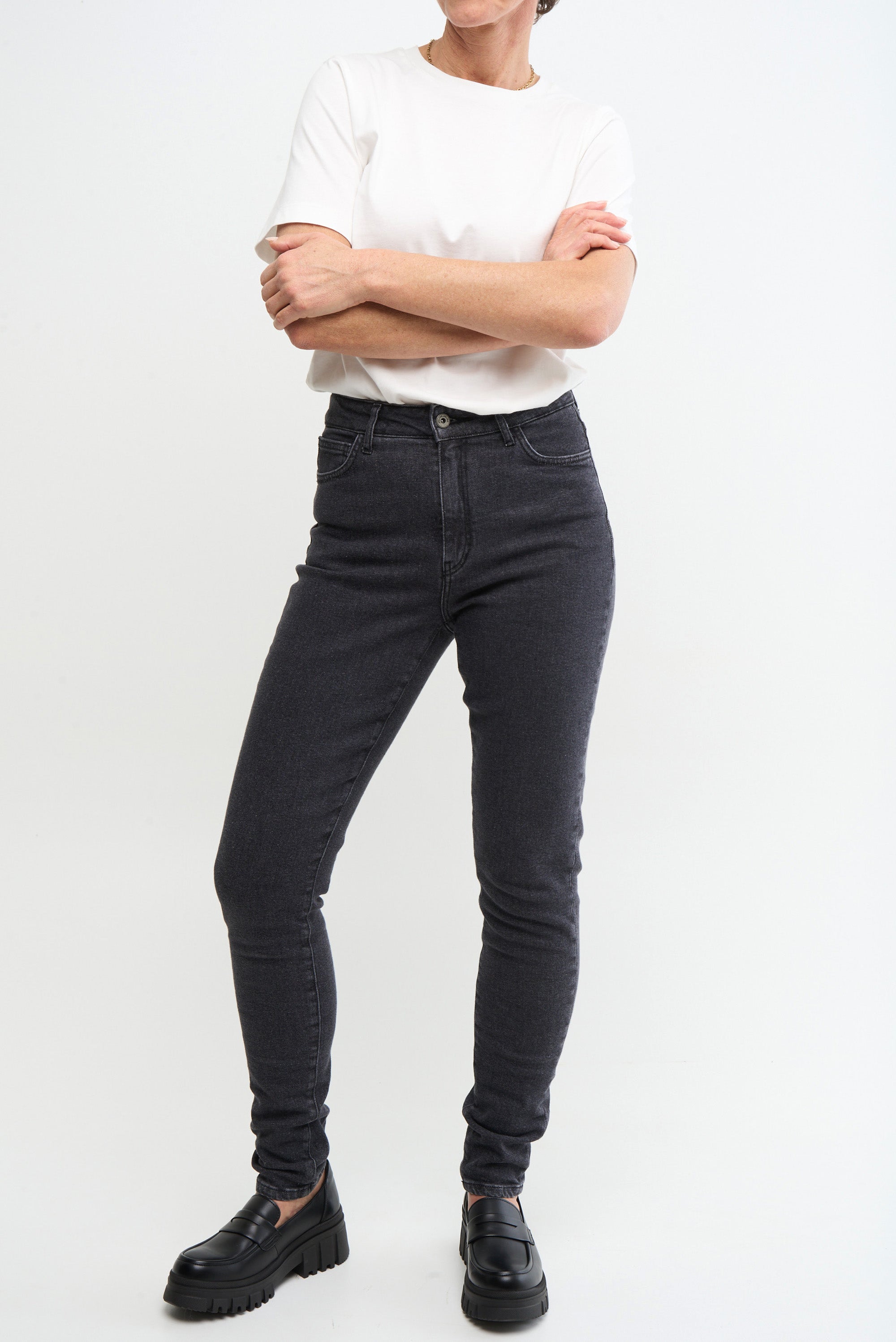 SKINNY - faded black