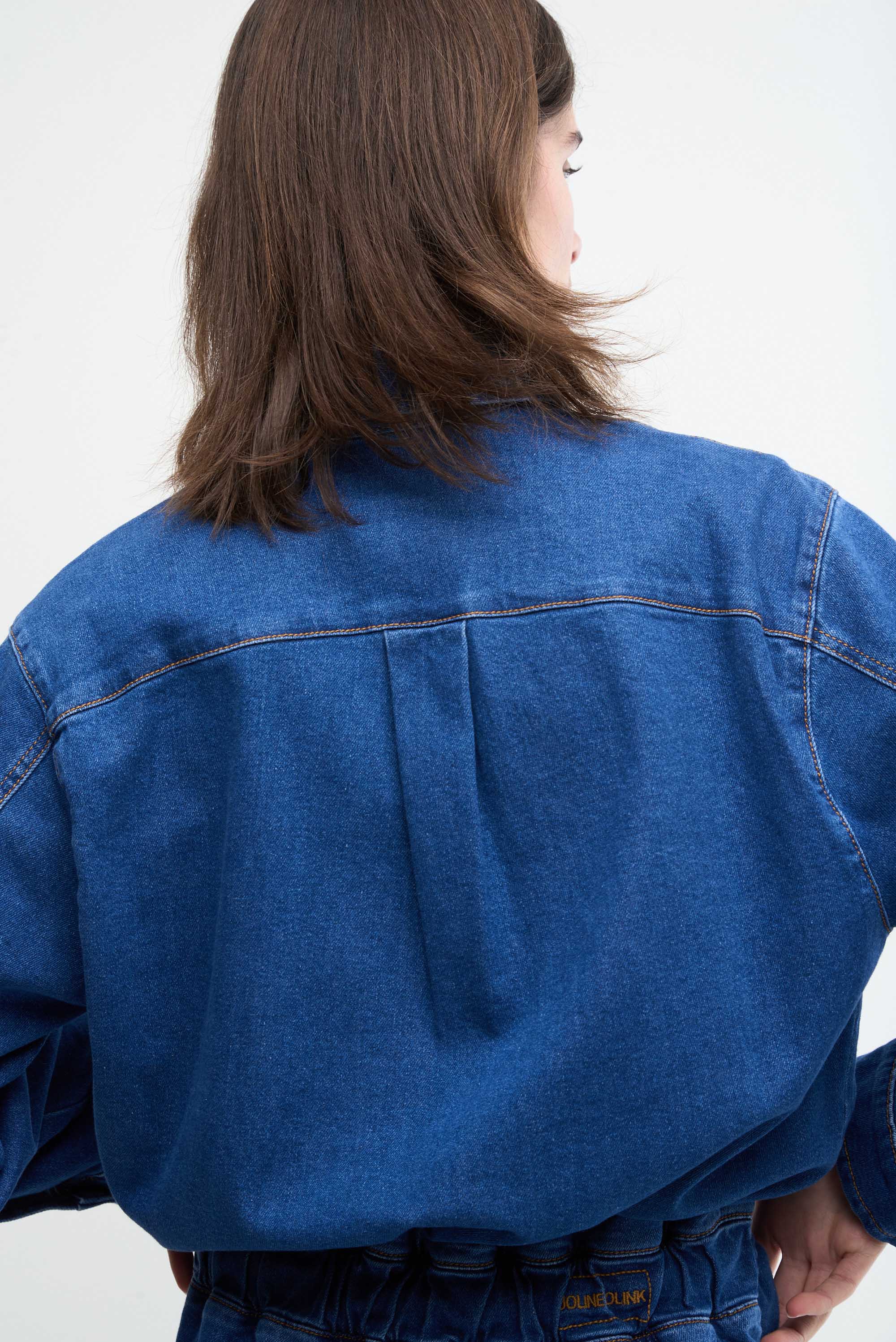 PEACE - blue denim