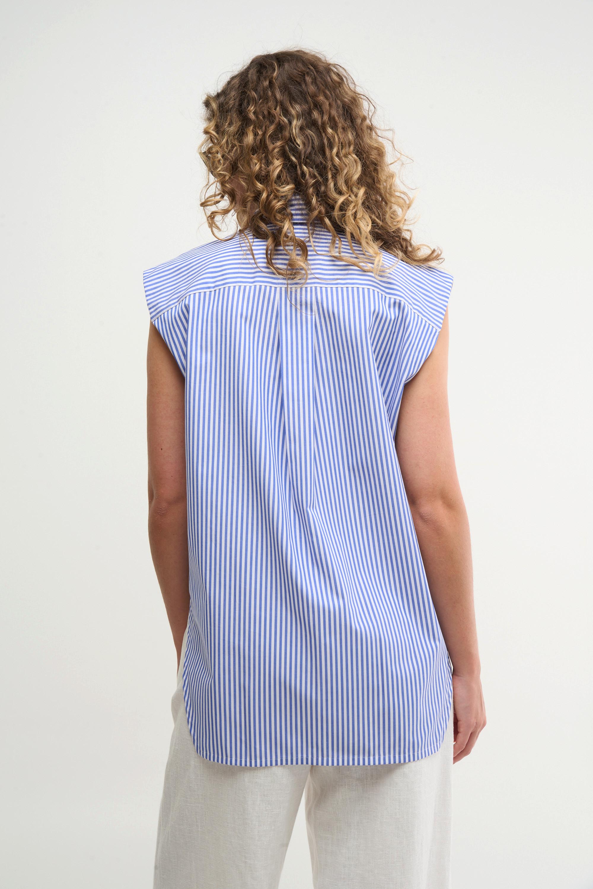 KEEPLESS - blauw/wit gestreept