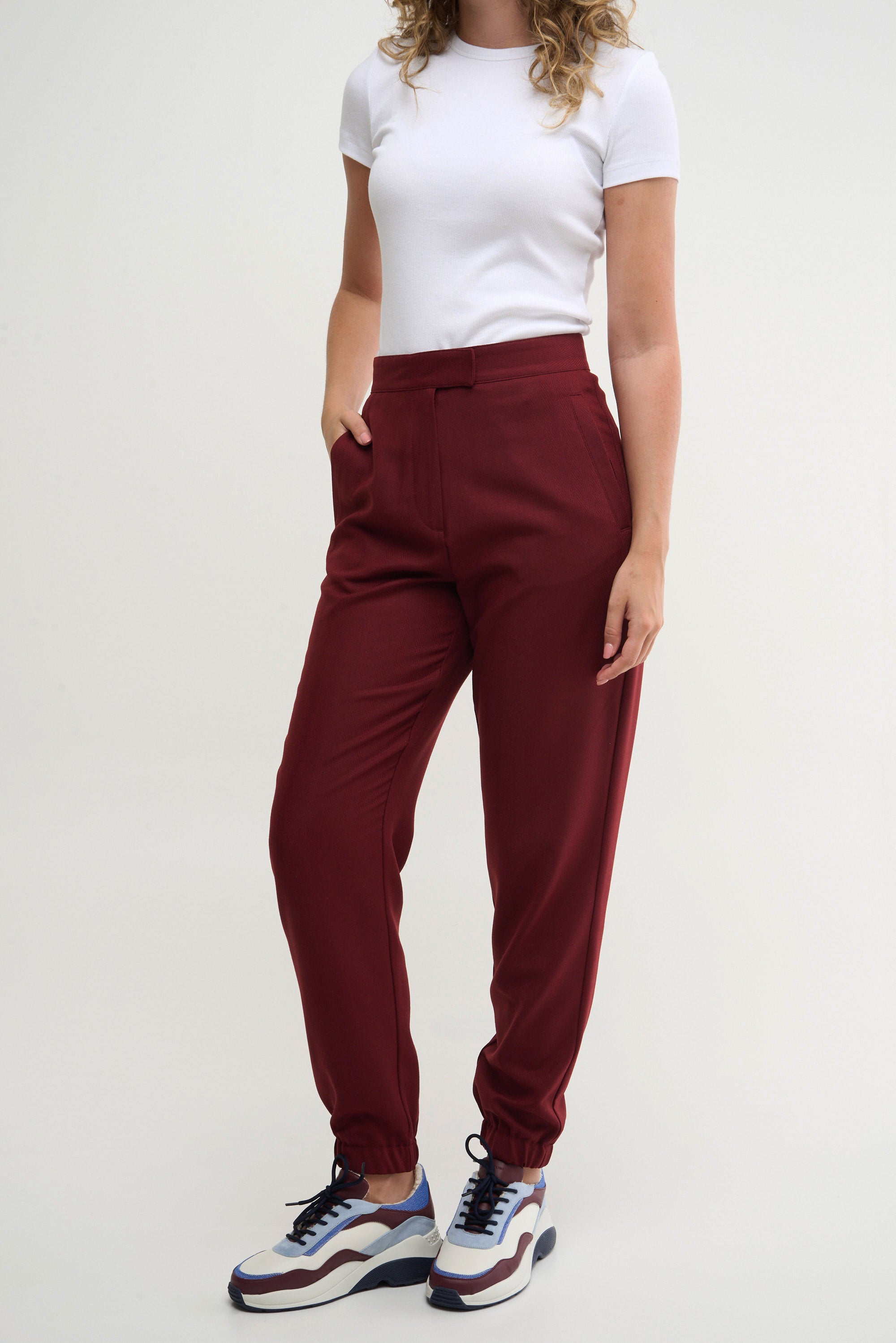 CUFF - burgundy