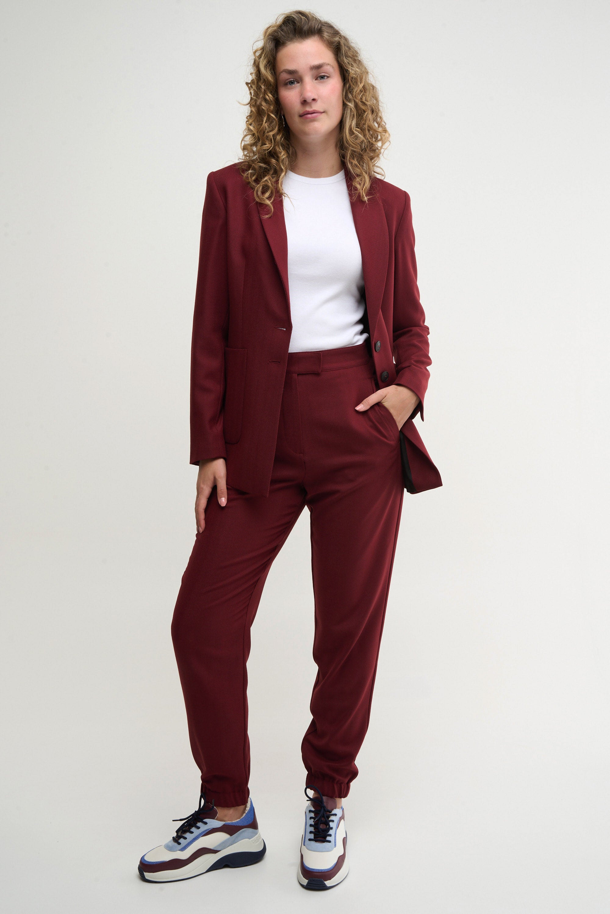 CUFF - burgundy