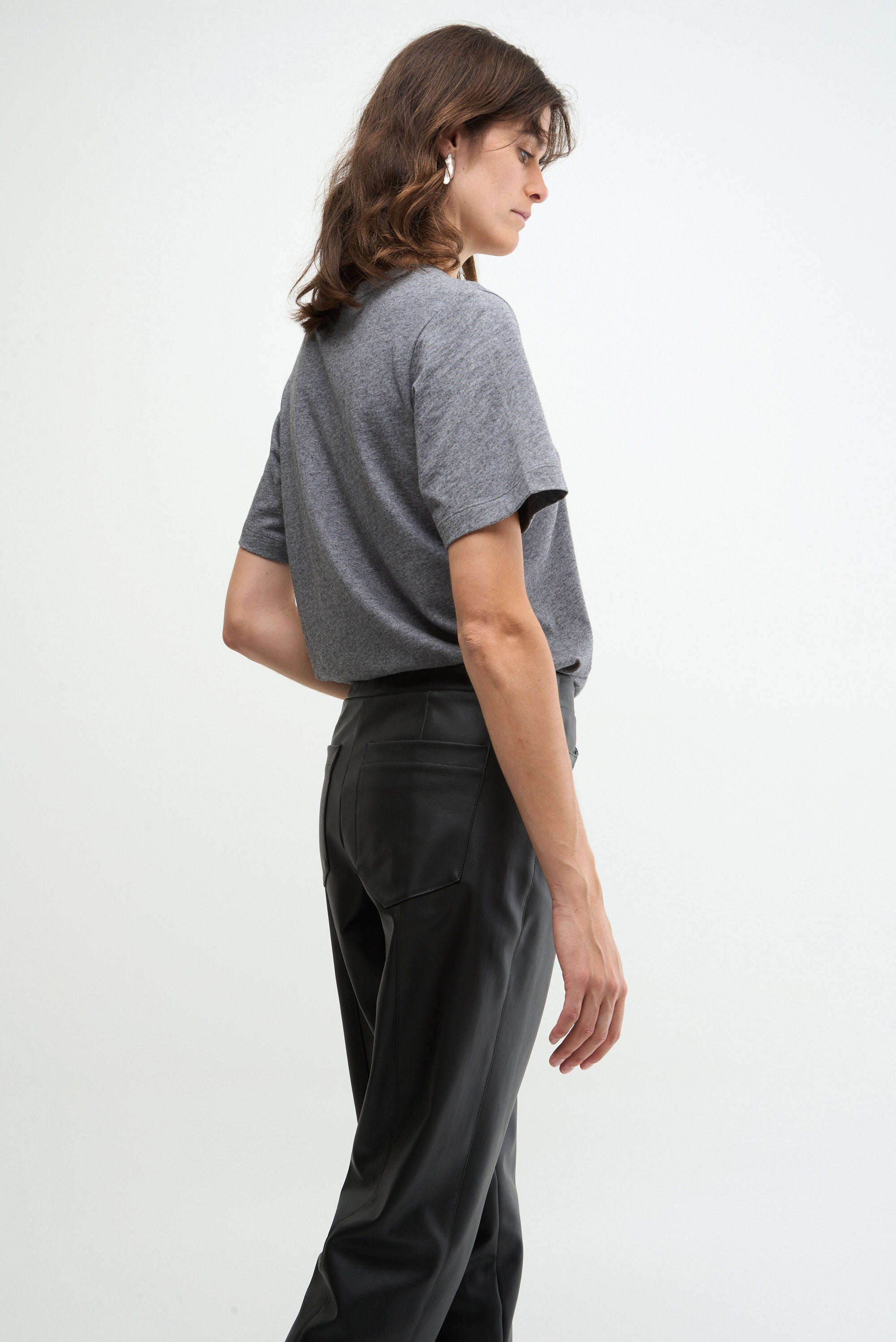 COUCOU - zwart leather-look