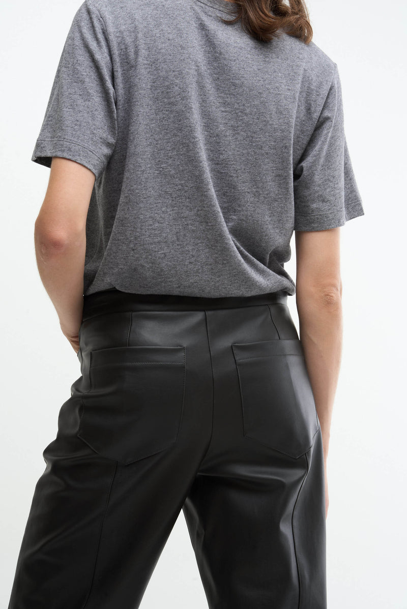 COUCOU - zwart leather-look