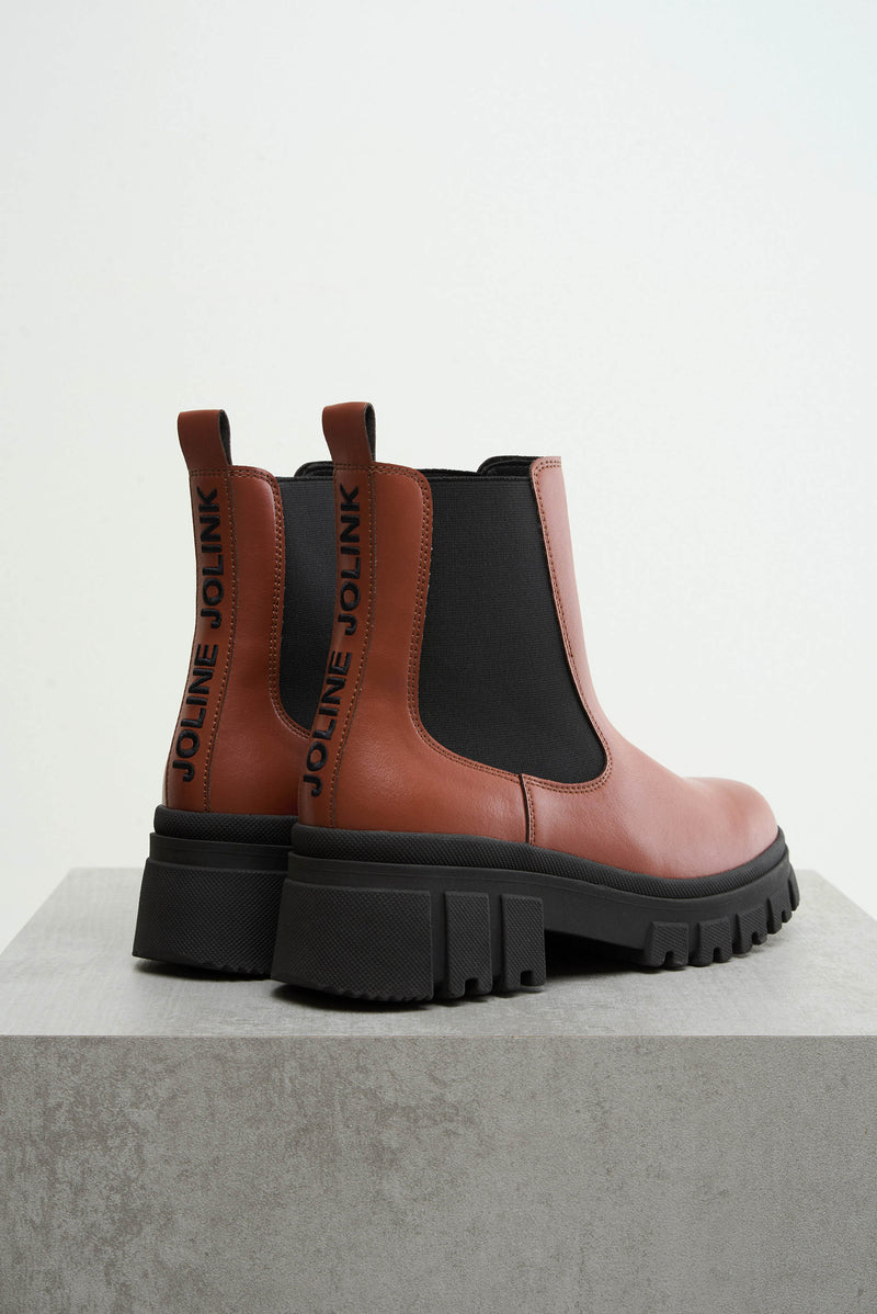 CHUNKY BOOT - cognac