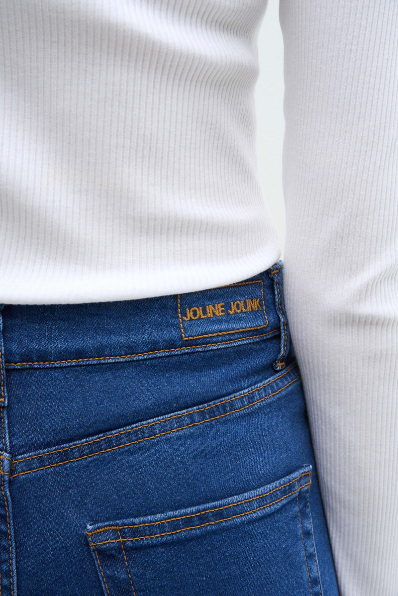 BOOT - medium blue denim