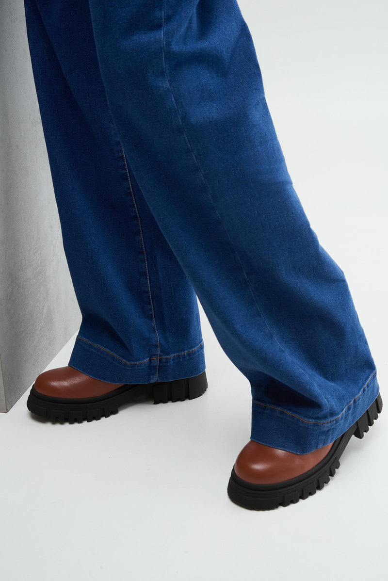 CHUNKY BOOT - cognac