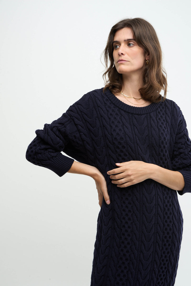 SOSO DRESS - night blue