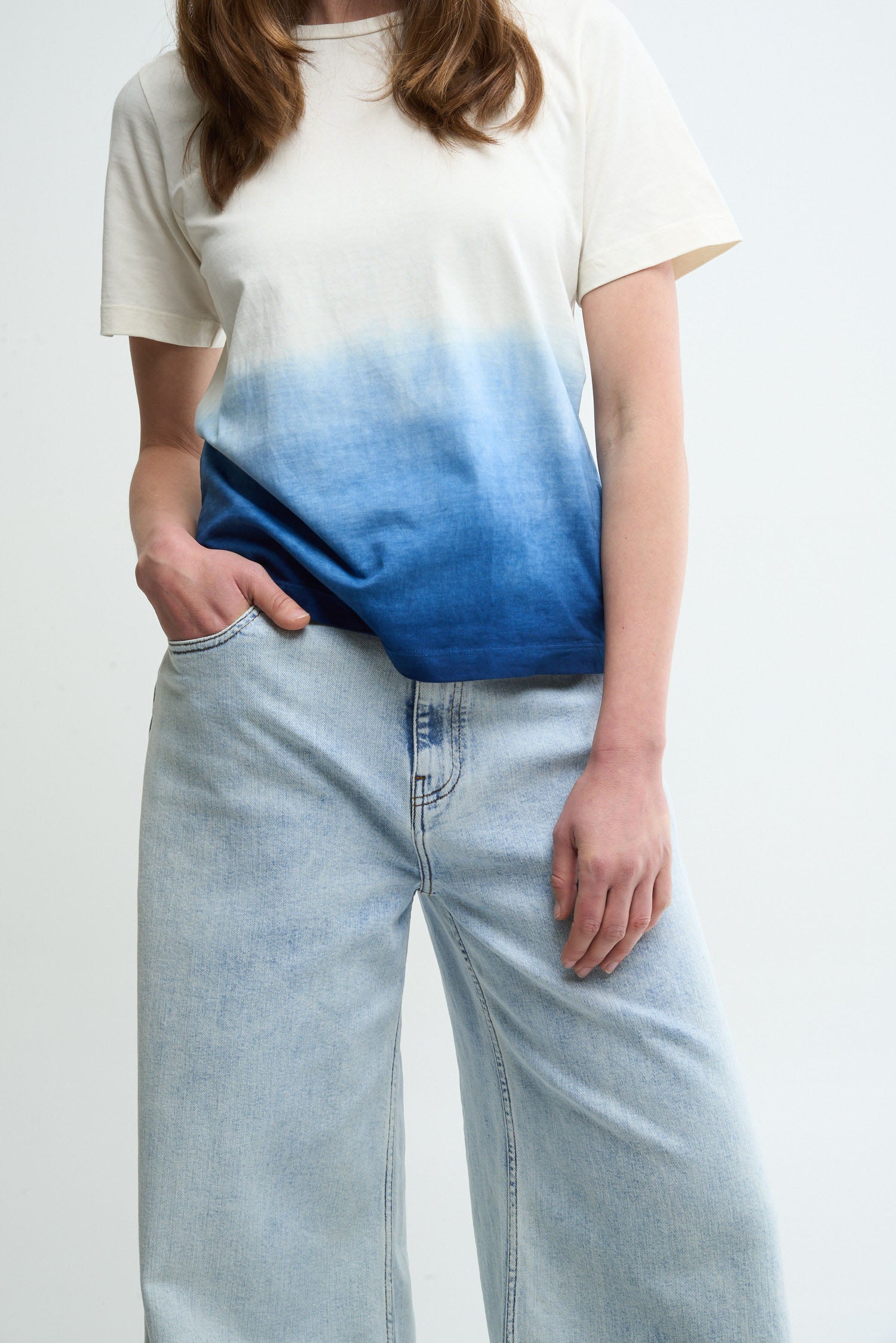 TWO - natural dyed blue