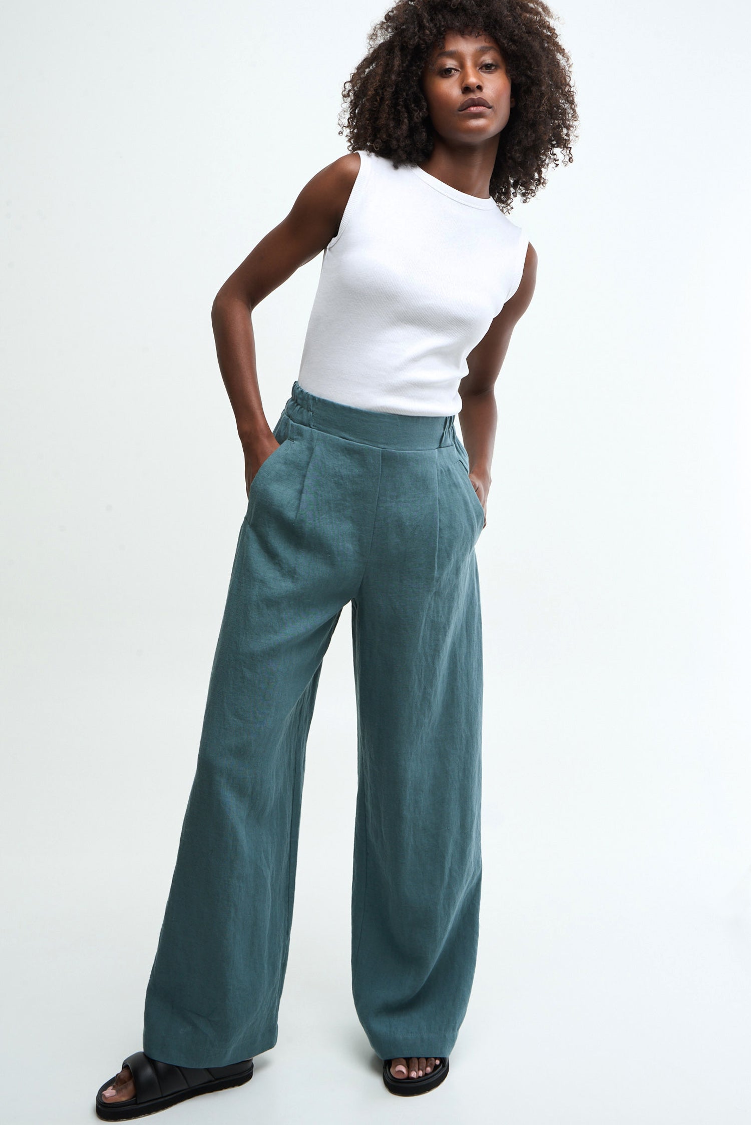 SHOW LONG - hemp teal