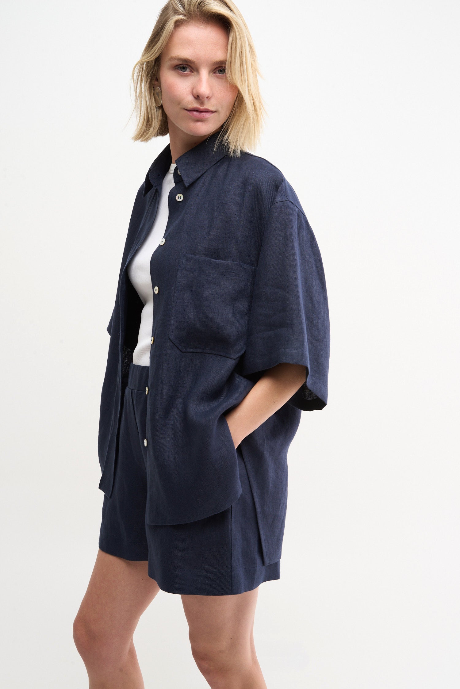 KEEP SHORT - donkerblauw